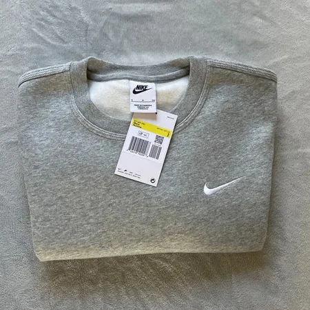 Sweat nike solo swoosh gris